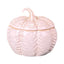 Glazed Ceramic Pumpkin Jar with Textured Detail - Figurines - British D'sire