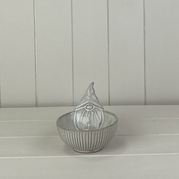 Glazed Gonk Ceramic Bowl with Textured Detail - Gonks - British D'sire