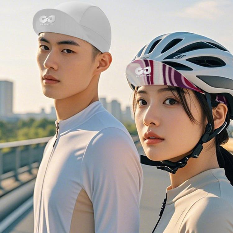 GOLOVEJOY XMZ293 Unisex Cycling Cap Helmet-Compatible Quick-Dry Sports Hat For Biking, Running, Hiking, Size: Free Size(Sand Sea) - British D'sire