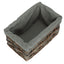 Grey Scandi Storage Basket With Grey Lining - Storage Baskets - British D'sire