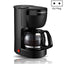 Homezest Household Small Coffee Maker Automatic Mini Drip Coffee Machine, Style:EU Plug(Black) - British D'sire