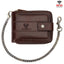 HUMERPAUL BP735 Leather Horizontal Zipper Wallet Multiple Card Slots RFID Anti - Theft Protection Men Purse(Brown) - British D'sire
