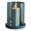Amalfi Grey Large Hurricane Lantern