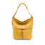 Italian Designer Leather Bucket Bag with Tassel - Swolit Lusso - Mustard - British D'sire