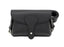 Italian Designer Soft Black Leather Small Crossbody Wide Strap Bag - Carina - British D'sire