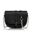 Italian Leather Handbag in Black - Leather Handbag - British D'sire