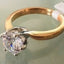 Jewellery Kingdom Solitaire Cz 2 Carat Steel Engagement 14kt Ladies All Sizes Ring (Rose Gold) - Engagement Rings - British D'sire