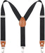Kajeer Braces for Kids Boys Girls - Adjustable Elastic Y - Back Strong Clips Suspenders - suspenders - British D'sire