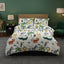 Kids Jungle Animal Theme Duvet Cover Set Cute Colorful And Soft Bedding - Single - British D'sire