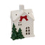 Large Christmas Home with Red Bow - Figurines - British D'sire