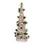 Large LED White Rattan Cone Tree With Winter Branches - Christmas Decor - British D'sire