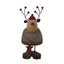 Large Rustic Reindeer With Star Decoration - Christmas Decor - British D'sire
