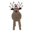 Large Rustic Rudolf With Hat Home Decor Ornament Decoration - Christmas Decor - British D'sire