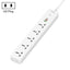 LDNIO SC5319 5 - position Travel Home Office Socket with 38W USB Ports, Cable Length: 2m(US Plug) - British D'sire