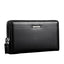 LEINASEN A80 Multi - Card Men Hand Bag Double Zip Big Capacity Wallet(Black) - British D'sire