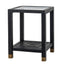 Lennox Black Side Table Home Decor Furniture - Tables - British D'sire