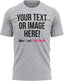 London Collection Customised Unisex T-Shirt | Personalised Text & Image Tee for Men & Women | Choose Any Colour, Font & Design | Comfortable Fit, Soft Cotton Fabric for All - Day Wear | Perfect for Gifts or Branding - Men's T-Shirts - British D'sire