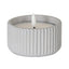 Luxe Collection Natural Glow Chalk Ribbed Small LED Candle - Candles - British D'sire