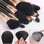 Madam Wellness OMANIAC Professional Makeup Brushes Set, 12Pcs | Pearl Flash Handles for Comfortable Grip | Black Travel - Friendly Case Included | Perfect for All Makeup Enthusiasts | Easy to Use & Durable Design - Makeup Brushes - British D'sire