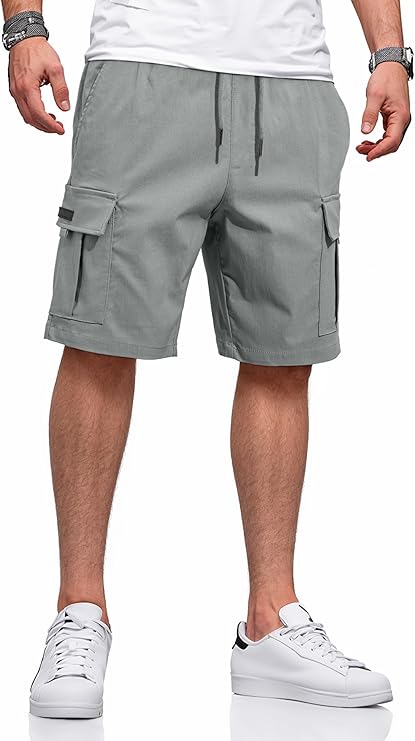Maia Men’s Casual Summer Running Shorts – Athletic Cargo Shorts with Pockets | Lightweight Gym Sweat Shorts for Workouts & Outdoor Activities | Comfortable Fit for Active Lifestyles