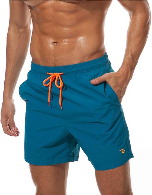 Maia Men’s Waterproof Quick Dry Swim Trunks – Surfing Board Shorts Beach Pants for Swimming | Lightweight and Comfortable Activewear for Summer Activities and Water Sports - Beach Pants - British D'sire