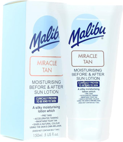 Malibu Sun Miracle Tan, Before and After Sun Lotion, Moisturising, 150ml