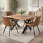 Malmo Tan Swivel Dining Chair - Chairs - British D'sire