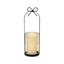 Medium Black Metal Candle Holder with Bow - Candle Holder - British D'sire