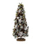 Medium Frosted Forest Tree With Pinecones And Pearls - Christmas Decor - British D'sire