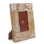Medium Mango Wood Picture Framel (For 10X15cm) 26X20X2cm - Mandala - White - Picture Frames - British D'sire