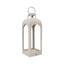 Medium Off White Metal Open Face Lantern 51cm - Candle Holder - British D'sire