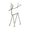 Medium Rustic Metal Reindeer On Stand - Christmas Decor - British D'sire
