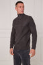 Men’s Half Zip Cable Knit Textured Jumper - Jumper - British D'sire