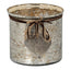 Mercury Hammered Heart Large Candle Holder - Candle Holders - British D'sire