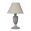 Metis Urn Table Lamp With Linen Shade - Lamps - British D'sire
