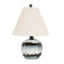 Midnight Shadows Squat Table Lamp With Linen Shade - Lamps - British D'sire