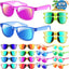 Mikulala 24Pack Kids Sunglasses,Neon Sunglasses in Bulk Party Bag Fillers for Kids,Party Sunglasses Great Gifts for Birthday Graduation Party Supplies - British D'sire