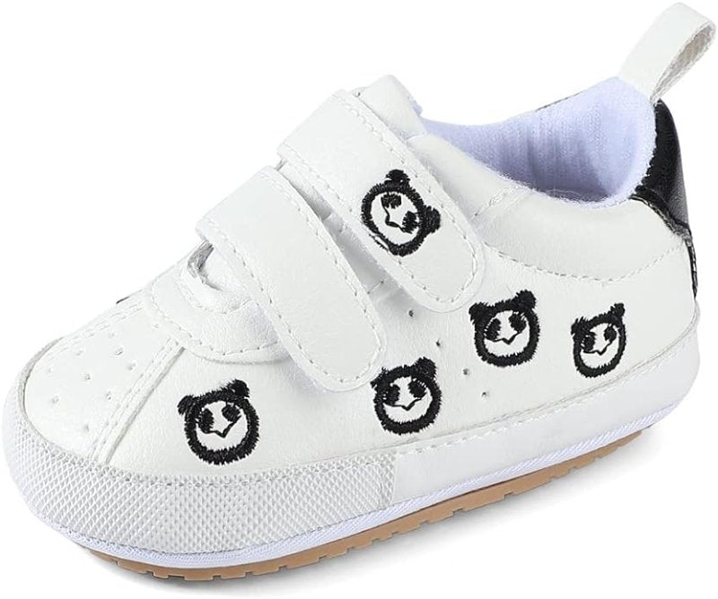 MK MATT KEELY Baby Boys Girls Soft Sole Sneakers Infant PU Leather Shoes Prewalkers British D