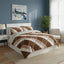 Modern Reversible Duvet Cover Stylish Geometric Pattern Bedding for Bedroom - Single - Brown - British D'sire
