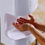 MODUN High Speed Fully Automatic Induction Intelligence Hand Dryer Hot and Cold Hand Dryer for Toilet, size:250*165*470MM(white) - British D'sire