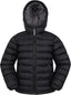 Mountain Warehouse Seasons Padded Kids Jacket - Water Resistant & Lightweight Insulated Rain Coat for Boys & Girls - Great for Spring Summer, School or Travelling - Boys Jacket - British D'sire