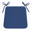 Foam Seat Pad with Ties Comfortable Chair Cushion for Dining, Kitchen Garden Seating - Navy