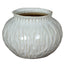 Numa Squat Vase - Green Ceramic Decorative Vase - Vases - British D'sire