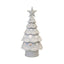 Off White Cutout Metal LED Christmas Tree 32cm - Christmas Decor - British D'sire