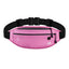OUDU Outdoor Sports Portable Waist Pack Male And Female Running Waterproof Cell Phone Bag(Pink) - British D'sire