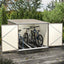 Outdoor Lockable Bike Storage Shed, Grey - Bicycle Storage Shed - British D'sire