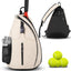Outdoor Sports Training Single - Shoulder Tennis Crossbody Bag(Beige) - crossbody bag - British D'sire