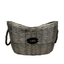 Oval Tapered Log Basket with Two Hessian Ears - Log Basket - British D'sire