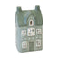 Nordic Green Ceramic Tealight Holder House