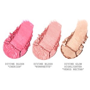 Pat McGrath Divine Blush and Glow Trio: Love at First Blush - Blush and Highlighter - Blusher - British D'sire